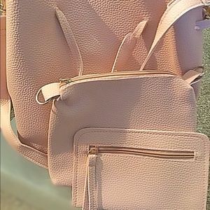 3 piece leather purse set